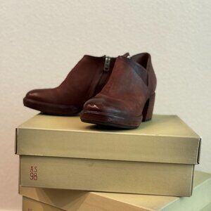 A.S.98 Curtis Bootie in Genuine Italian Leather size 37EU